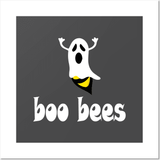 boo bees Funny Halloween Posters and Art